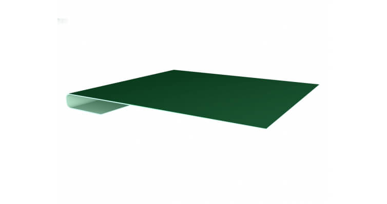 Планка завершающая простая 65мм Atlas с пленкой RAL 6005 зеленый мох