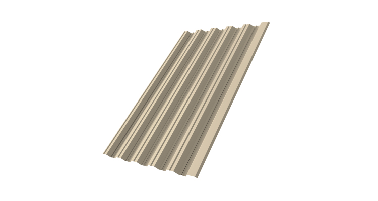 Профнастил НС35 R 0.45 PE RAL 1015 светлая слоновая кость