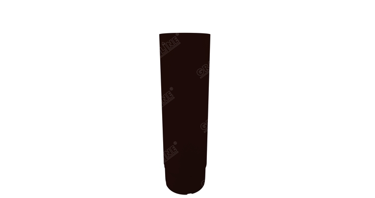 Труба круглая,90 мм 3 м  RR 32 темно-коричневый