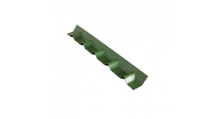 Покрывающий фартук Ондувилла 1020х140 мм зеленый 3D