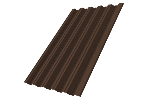 Профнастил HC35R GL 0,5 PurPro Matt 275 RAL 8017 шоколад