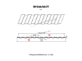 Профнастил С8 x 1150-B (ПЭ-01-5021-0.45)