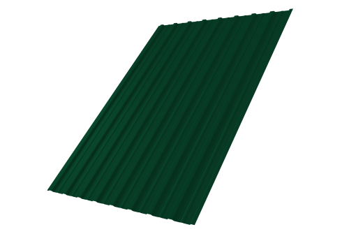 Профнастил С10A 0,45 Drap TX RAL 6005 зеленый мох