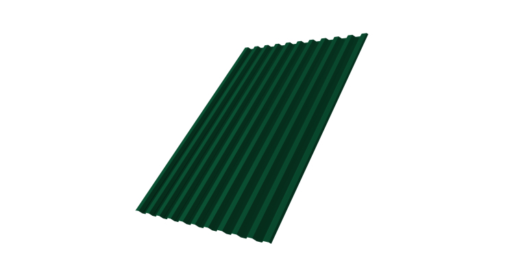 Профнастил С21R 0.45 Drap TX RAL 6005 зеленый мох