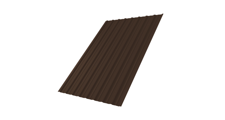 Профнастил С10A 0,7 PE RAL 8017 шоколад