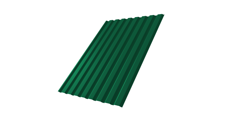 Профнастил С20А 0.7 PE RAL 6005 зеленый мох