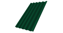 Профнастил НС35R 0,5 Satin Matt RAL 6005 зеленый мох