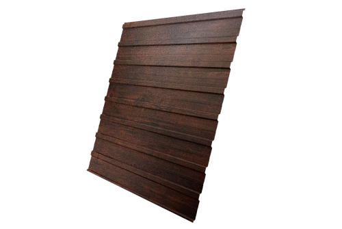 Профнастил С10A 0,45 Print-Double Premium Cherry Wood Dark F