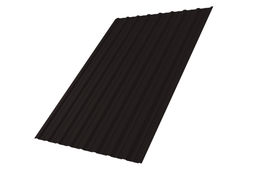 Профнастил С10A 0,5 Drap TX RAL 9005 черный