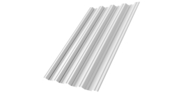 Профнастил НС44 0,5 Satin RAL 9003 сигнальный белый