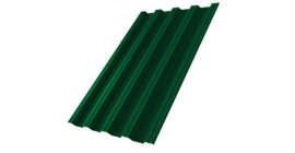 Профнастил НС44 0,5 Satin Matt TX RAL 6005 зеленый мох