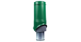 Выход вентиляции Krovent Pipe-VT 150/700 изолированный зеленый