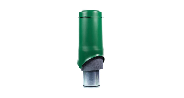 Выход вентиляции Krovent Pipe-VT 150/700 изолированный зеленый