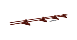 Снегозадержатель трубчатый Grand Line RAL 3009 3м