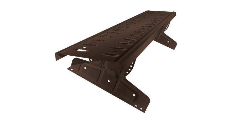 Мостик переходной 1,25 RAL 8017