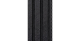 Сайдинг Рейка фасадная угольный Тимбер-Блок 3000*275 мм ЮП