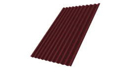 Профнастил С21R 0,7 PE RAL 3005 красное вино
